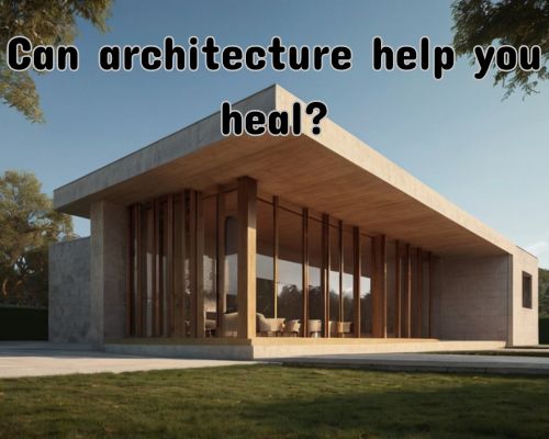 an architectural design of a home