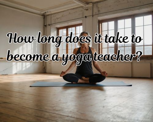 a yoga practitioner preparing in becoming a yoga instructor