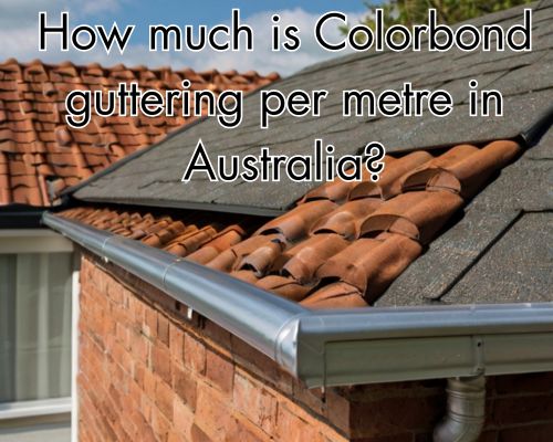 a colorbond guttering in a home in Australia